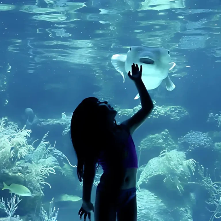 Aquário de recife de coral no Xcaret