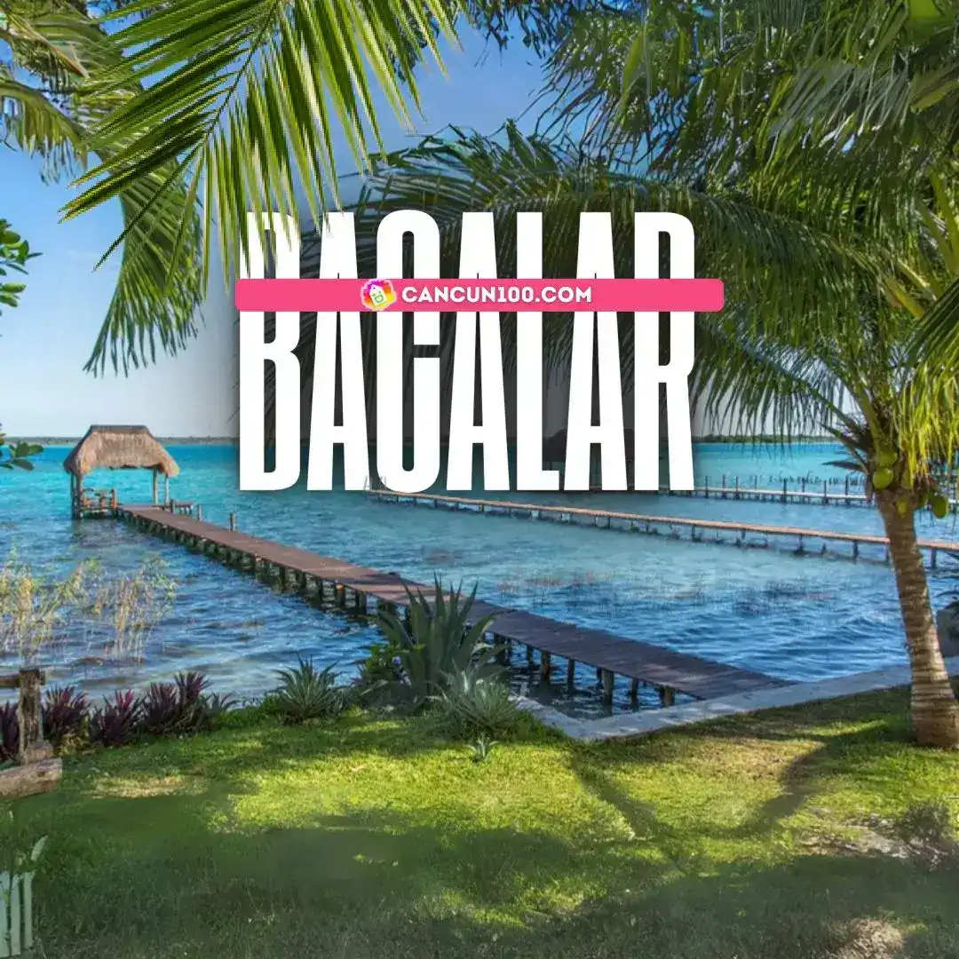 Bacalar en pontón: la laguna de los siete colores