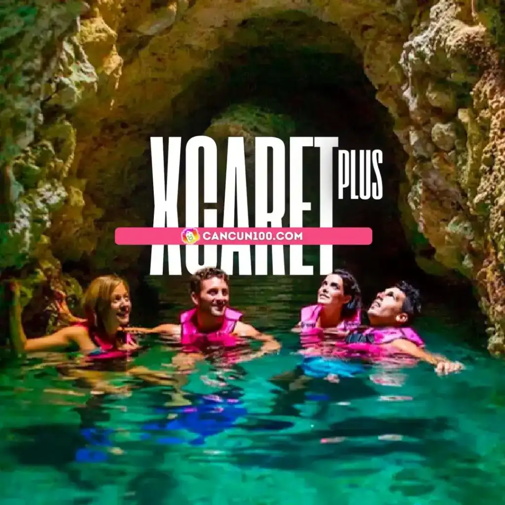 Xcaret Plus con transporte: comida, snorkel y show