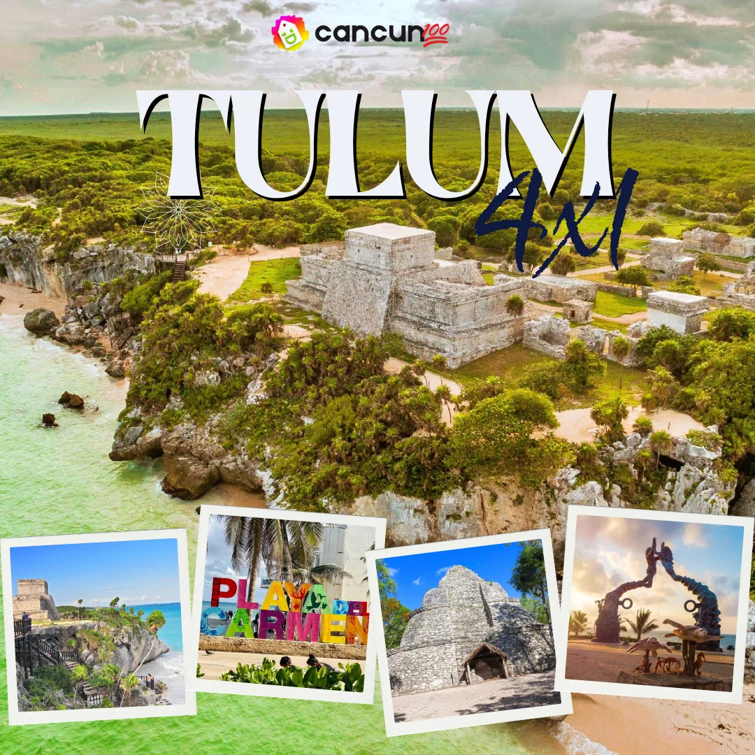 MERARY2.0 PORTADAS(1) Tulum 4x1 CLASICO 🔥 Cuatro en Uno Dia Todo Incluido 🇲🇽 Mexicanos - Imagen 1