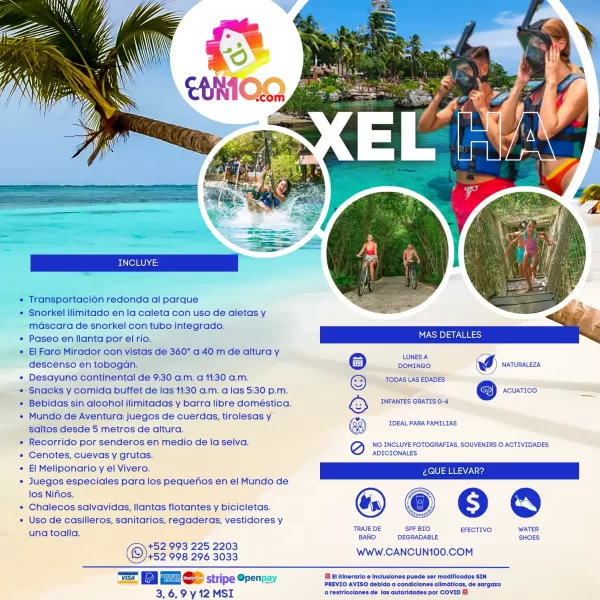 Xel-Há Todo Incluido TOUR con Transporte 🇲🇽 Mexicanos - Image 2
