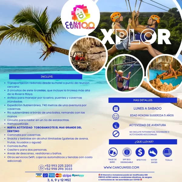 Xplor DIA Tour con Transporte 🇲🇽  Mexicanos - Image 2